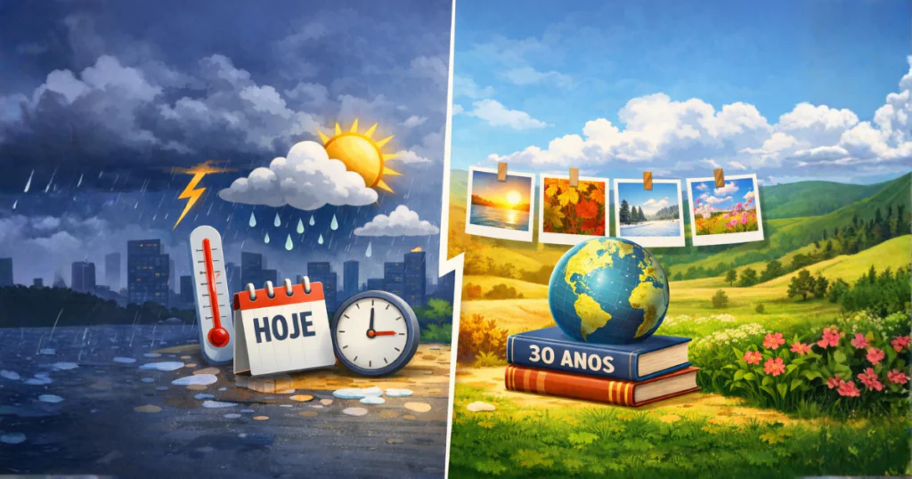 Diferença entre clima e tempo: quando usar cada um - Diferença Entre Tudo