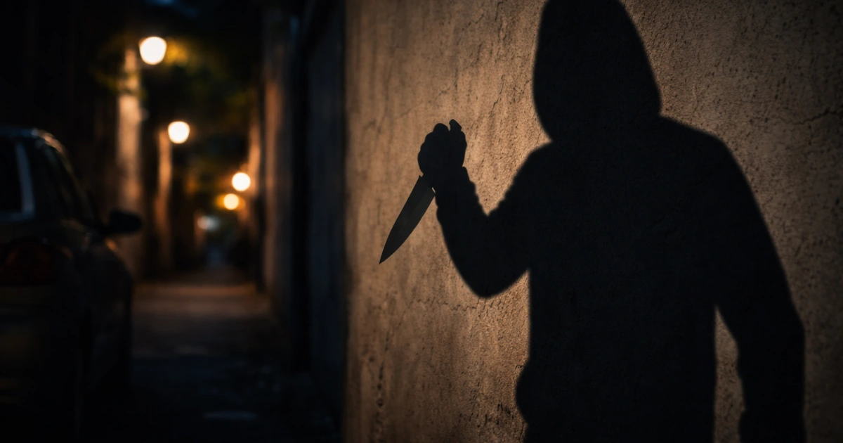 Silhueta de suspeito em parede escura simbolizando casos de homicídio doloso e homicídio culposo e suas consequências jurídicas.